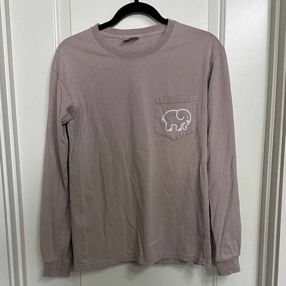Ivory Ella Mauve Long Sleeve with Elephant Design